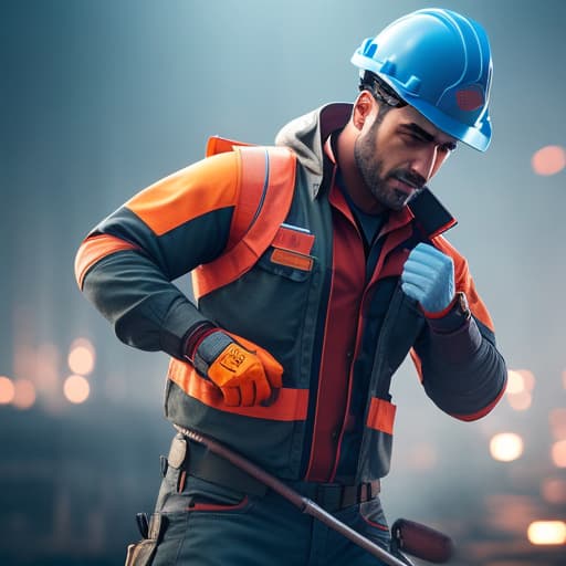  ( muticulutal construction workers safety), photorealistic, highly detailed, 4k, high quality hyperrealistic, full body, detailed clothing, highly detailed, cinematic lighting, stunningly beautiful, intricate, sharp focus, f/1. 8, 85mm, (centered image composition), (professionally color graded), ((bright soft diffused light)), volumetric fog, trending on instagram, trending on tumblr, HDR 4K, 8K