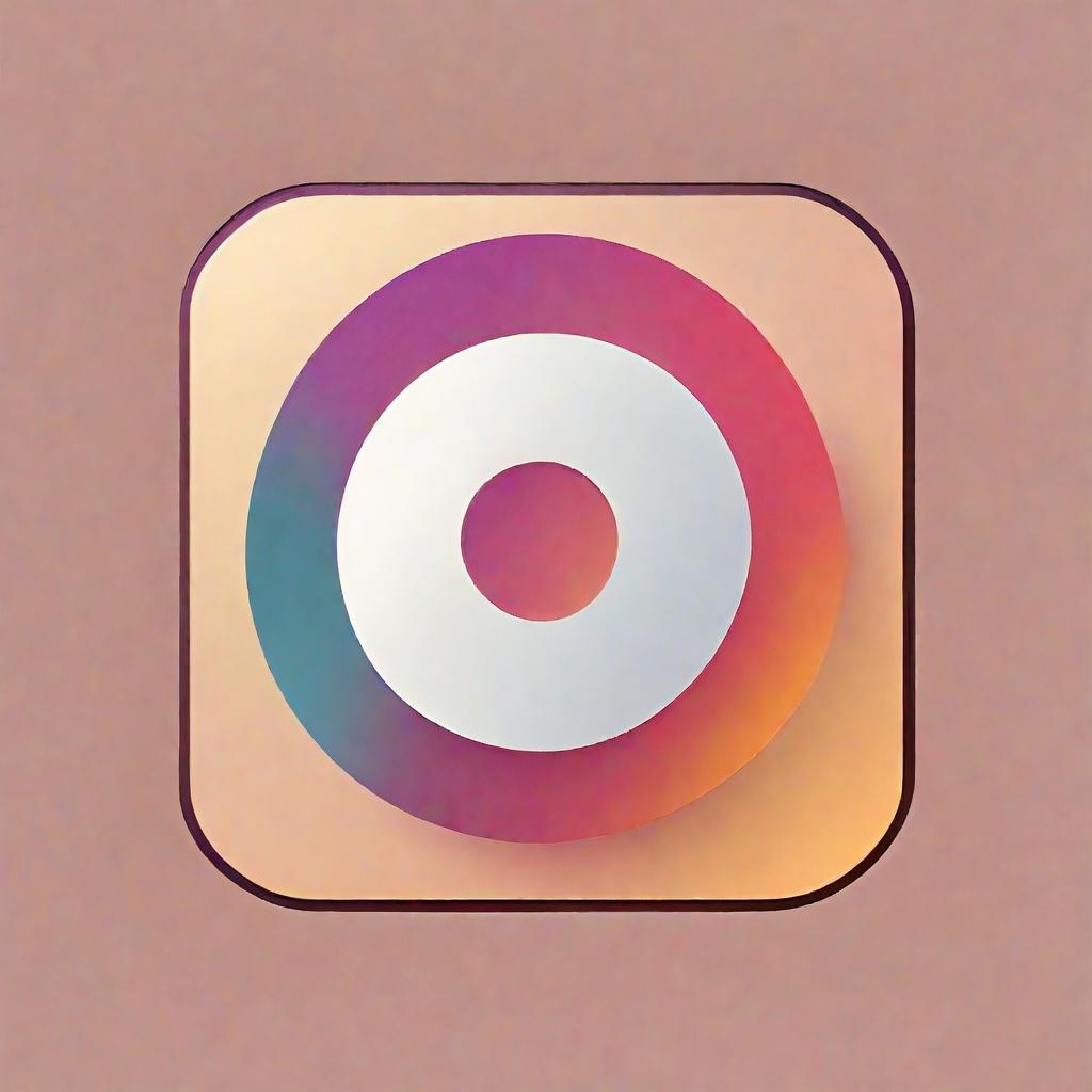  app icon of a vector icon design, main symbol:two simple rectangular website page shapes filled with color emerge from the bottom in a half-merged state, but still as one, without a boundary in the merged part, minimalistic,be used in Internet industry,transparent background