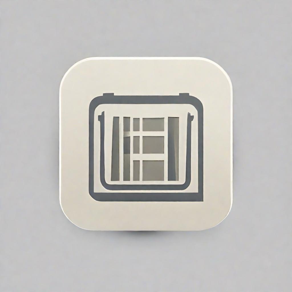  app icon for presentation of concrete material, reiforcement, prestress reinforcement