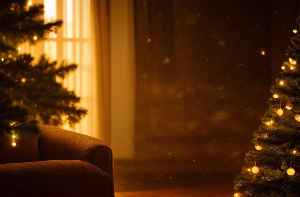  cinematic film style, a beautiful house decorated with christmas lights. it's snowing. ar 3:2, shallow depth of field, vignette, maximum details, high budget hollywood movie, bokeh, cinemascope, moody, epic, gorgeous, sun rays and shadows on furniture and surfaces, flattering light, raw photo, photography, photorealistic, 8k resolution, f1.4, sharpened focus, sharp focus