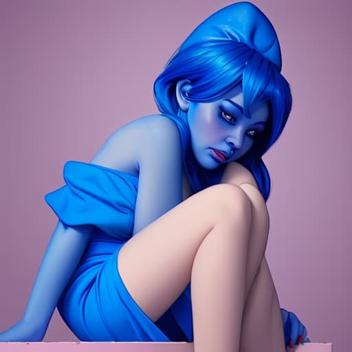  Sad smurfette saying I need you