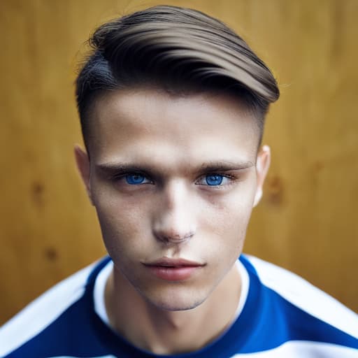 portrait+ style Czech Republic twink brunette hunk dude face