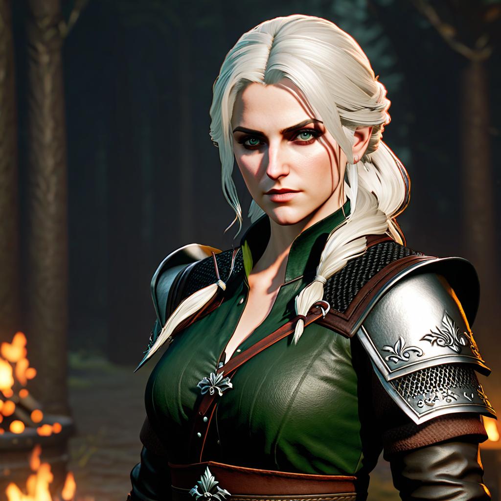  cirilla from blood and whine addon in witcher 3