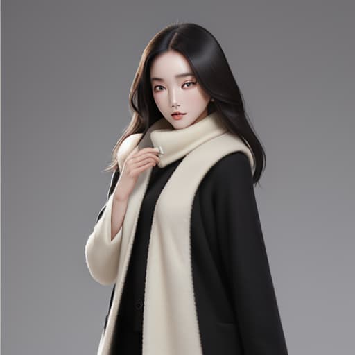  model pictures of maxmara cashmere coats, chinese beautiful female models.