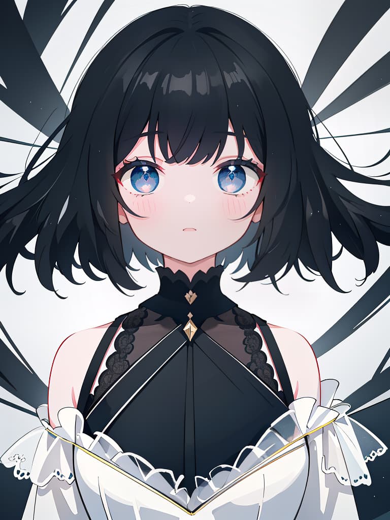  girl with black hair, masterpiece, best quality,8k,ultra detailed,high resolution,an extremely delicate and beautiful,hyper detail