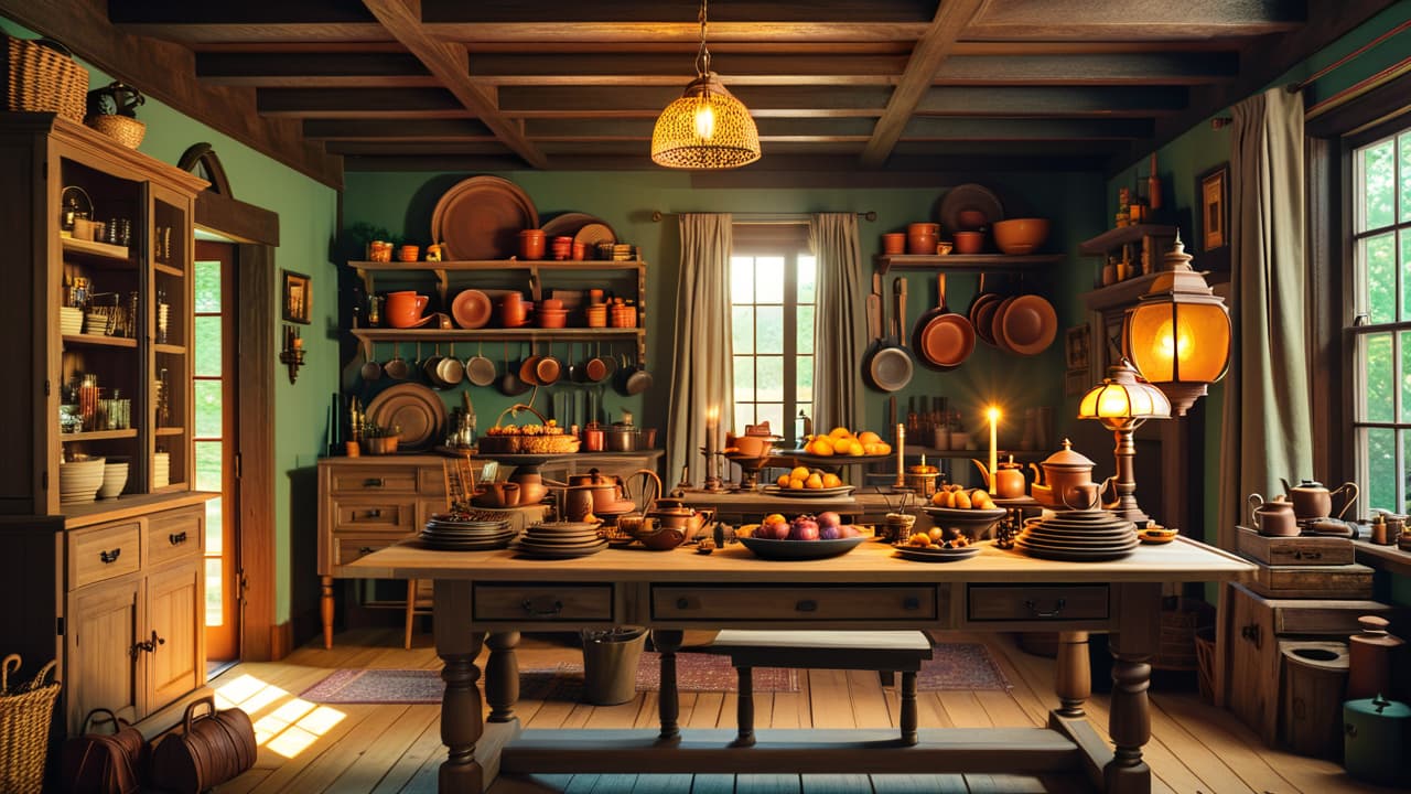  a beautifully arranged display of handcrafted wooden products, including elegant furniture pieces, intricate toys, rustic kitchenware, and stylish home decor, set against a warm, inviting workshop backdrop with tools and sawdust scattered around. hyperrealistic, full body, detailed clothing, highly detailed, cinematic lighting, stunningly beautiful, intricate, sharp focus, f/1. 8, 85mm, (centered image composition), (professionally color graded), ((bright soft diffused light)), volumetric fog, trending on instagram, trending on tumblr, HDR 4K, 8K