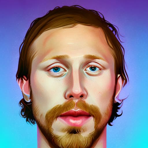 portrait+ style Bryan Danielson queer face