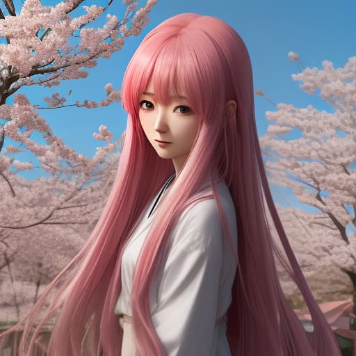  huruno sakura with long hair