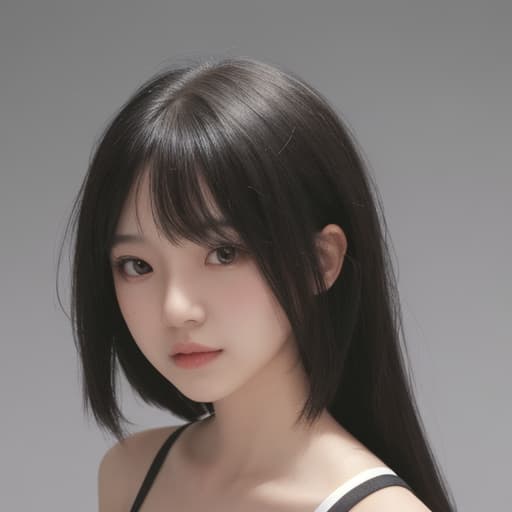  girl, best quality, solo, headshot, simple background