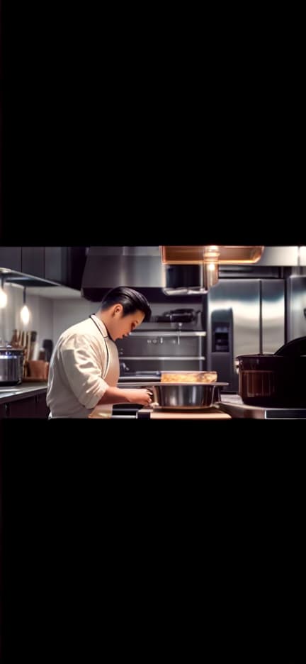  men cooking, concentrated lighting,, cinematic film style, shallow depth of field, vignette, highly detailed, high budget, bokeh, cinemascope, moody, epic, gorgeous, film grain, grainy