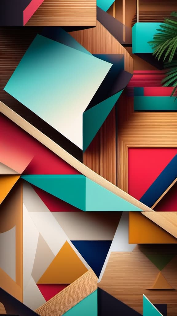  geometric abstraction for beautiful wallpaper