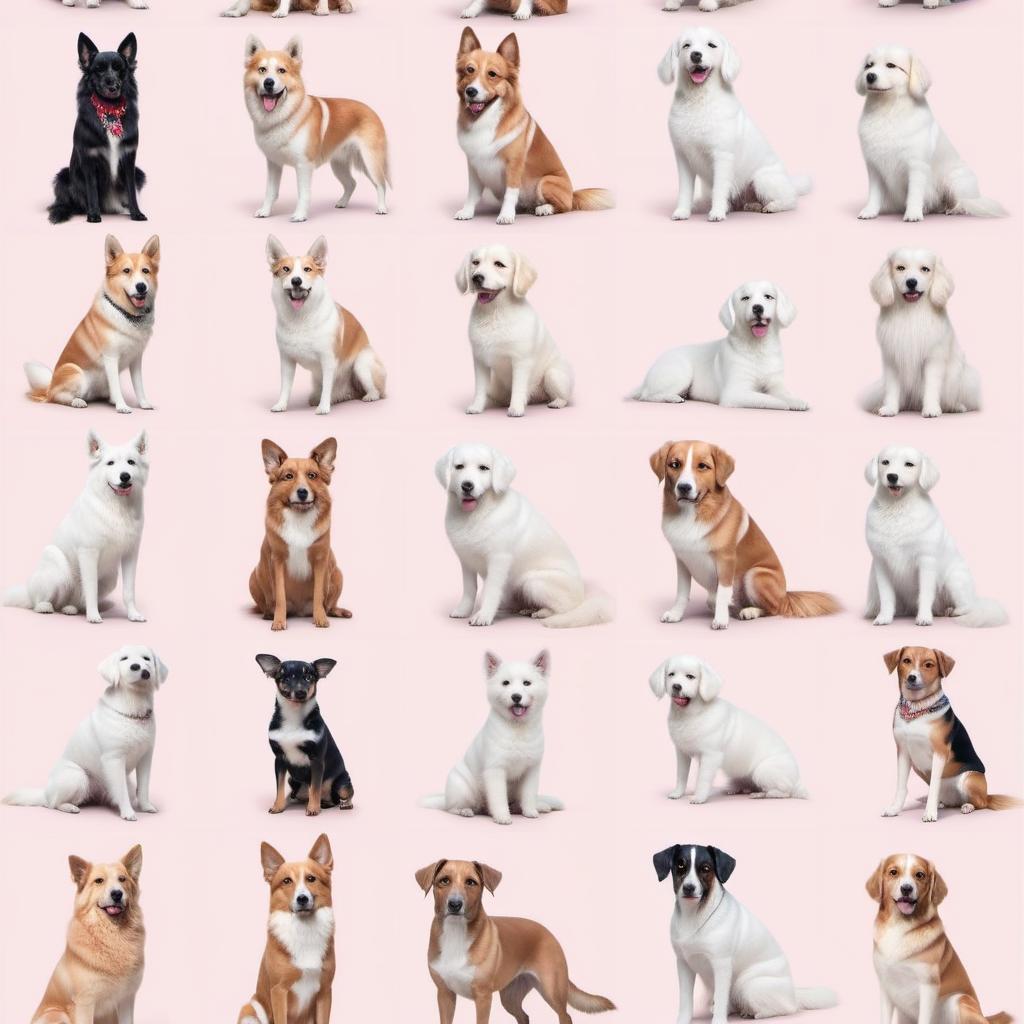  Beautiful dogs hyperrealistic, full body, detailed clothing, highly detailed, cinematic lighting, stunningly beautiful, intricate, sharp focus, f/1. 8, 85mm, (centered image composition), (professionally color graded), ((bright soft diffused light)), volumetric fog, trending on instagram, trending on tumblr, HDR 4K, 8K