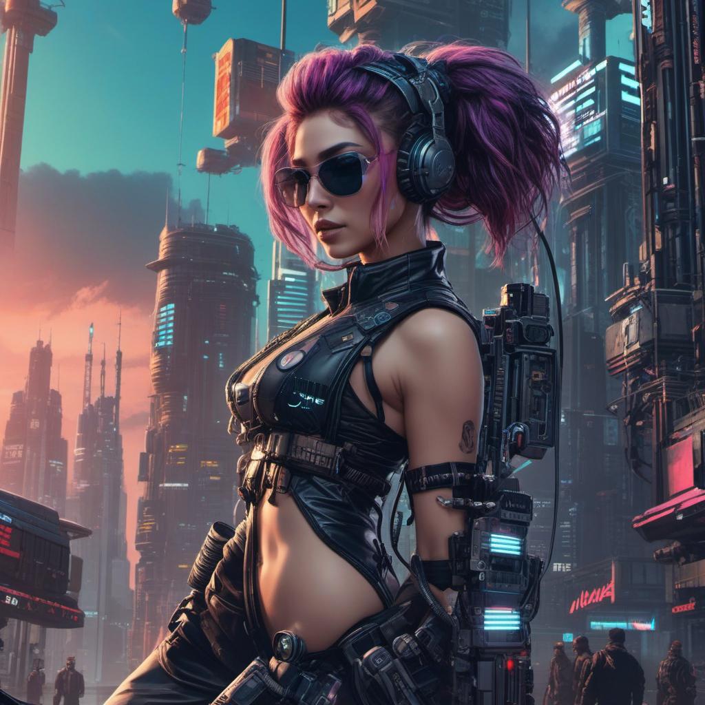  i love you, cyberpunk style