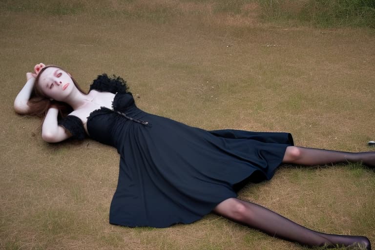  Dead girl wearing dress