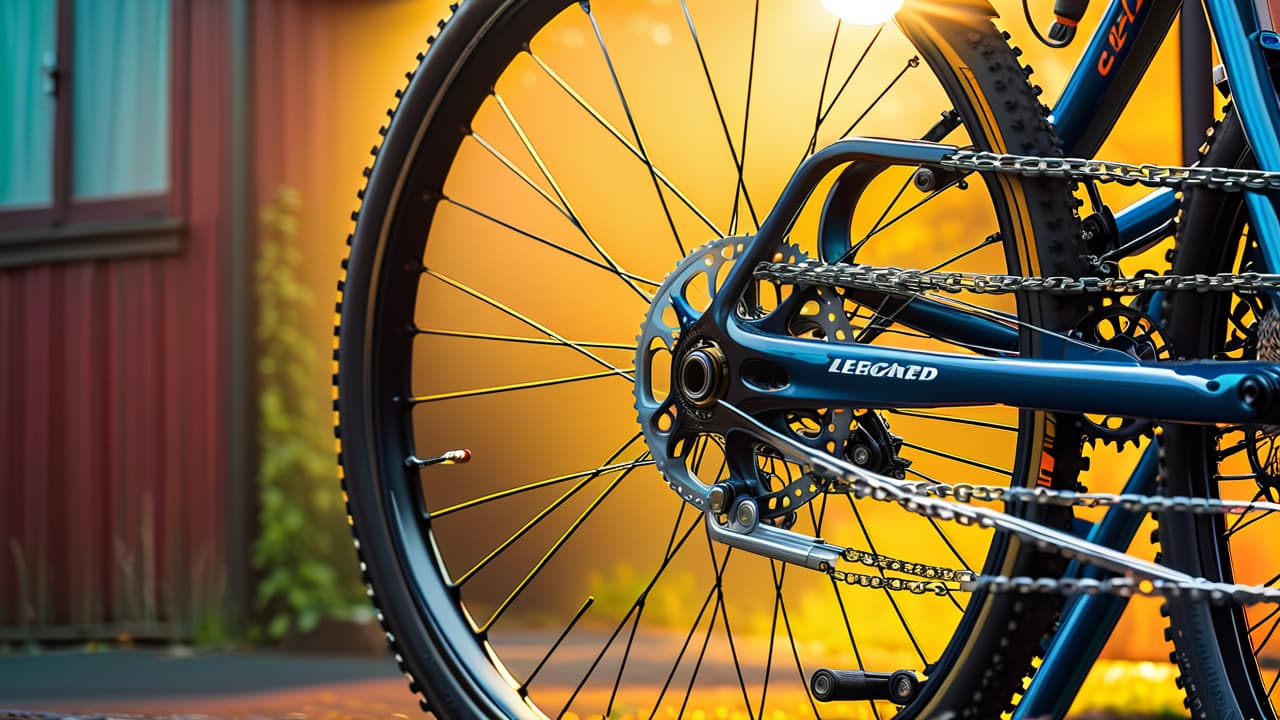  a close up view of a bicycle being meticulously cleaned, with a glistening chain and polished frame, surrounded by maintenance tools like wrenches and lubricants, set against a bright, inviting garage backdrop. hyperrealistic, full body, detailed clothing, highly detailed, cinematic lighting, stunningly beautiful, intricate, sharp focus, f/1. 8, 85mm, (centered image composition), (professionally color graded), ((bright soft diffused light)), volumetric fog, trending on instagram, trending on tumblr, HDR 4K, 8K