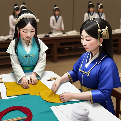  Tang Dynasty Garment Workshop