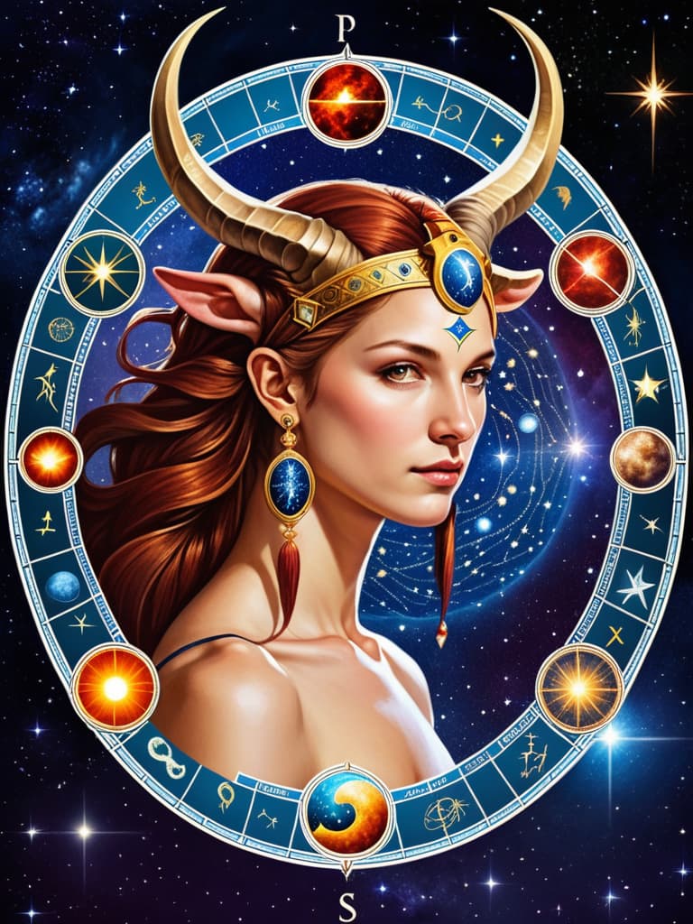  Cosmic portrait of the astrological sign of Pices