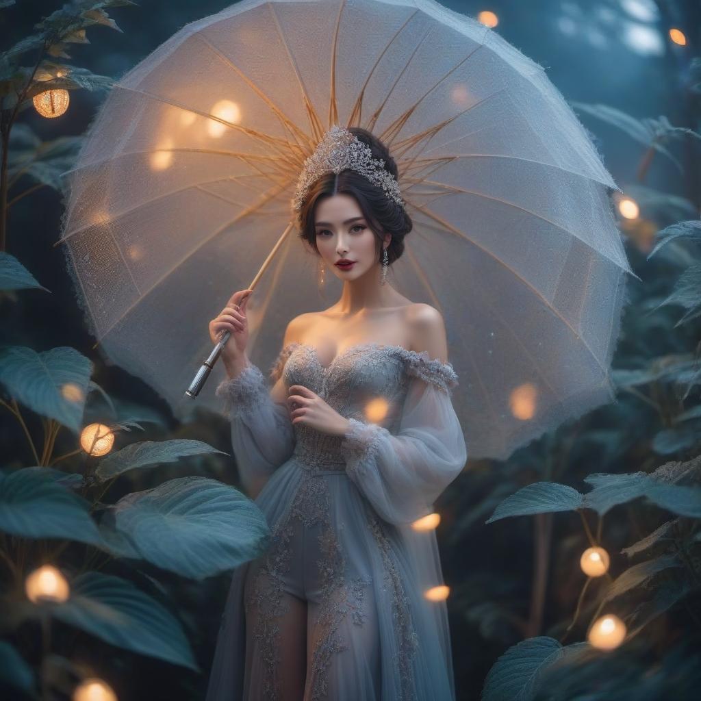  An enchanting evening hyperrealistic, full body, detailed clothing, highly detailed, cinematic lighting, stunningly beautiful, intricate, sharp focus, f/1. 8, 85mm, (centered image composition), (professionally color graded), ((bright soft diffused light)), volumetric fog, trending on instagram, trending on tumblr, HDR 4K, 8K