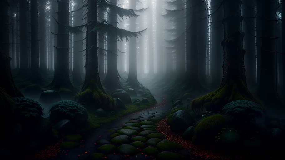  Scandinavian forest, dreary backdrop, mist, pathway, Overland fantasy woodland map, such as a map, a font that is modern and easy to read hyperrealistic, full body, detailed clothing, highly detailed, cinematic lighting, stunningly beautiful, intricate, sharp focus, f/1. 8, 85mm, (centered image composition), (professionally color graded), ((bright soft diffused light)), volumetric fog, trending on instagram, trending on tumblr, HDR 4K, 8K