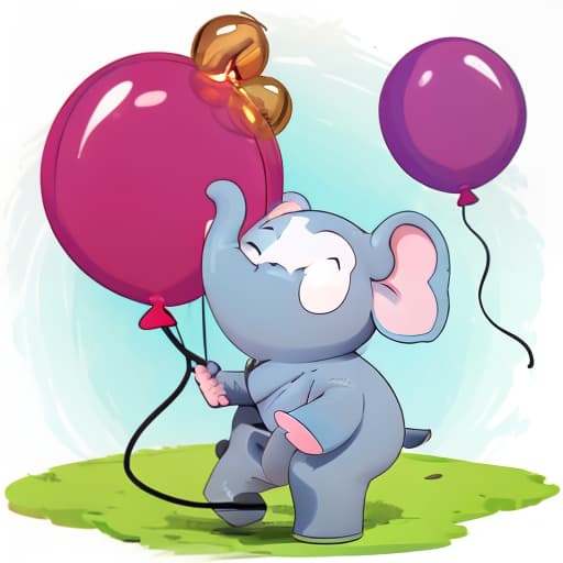  An elephant inflates balloons with a pump., (logo:1.3), vector graphics, brand, design, inspired, (straight:1.3), (symmetrical:0.4) hyperrealistic, full body, detailed clothing, highly detailed, cinematic lighting, stunningly beautiful, intricate, sharp focus, f/1. 8, 85mm, (centered image composition), (professionally color graded), ((bright soft diffused light)), volumetric fog, trending on instagram, trending on tumblr, HDR 4K, 8K