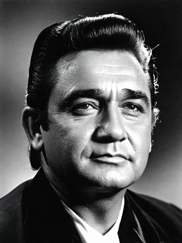  Young Johnny Cash Portrait