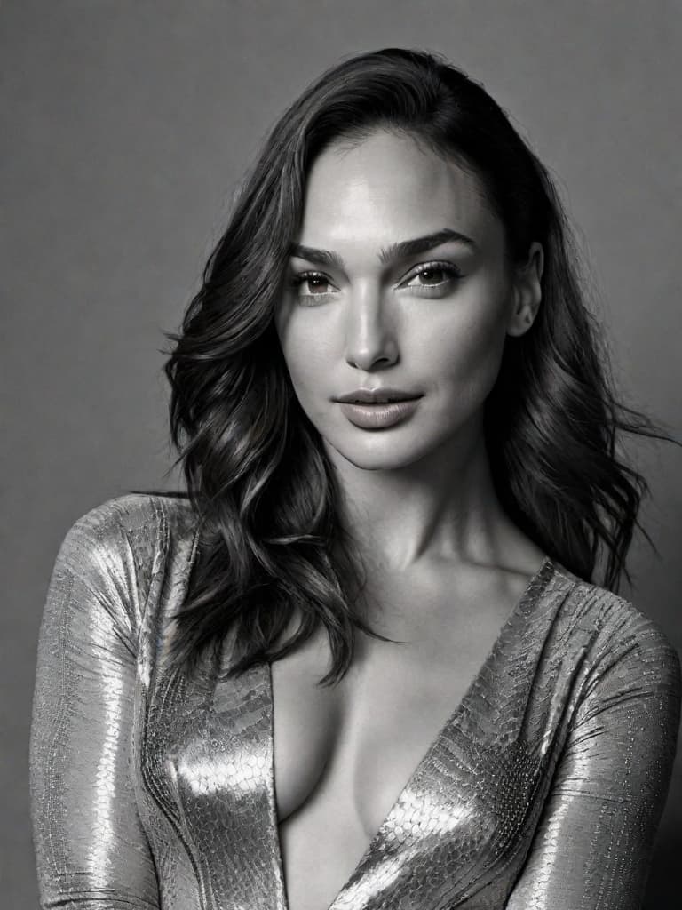  Gal Gadot, wearing no clothes, portrait, medium - full body