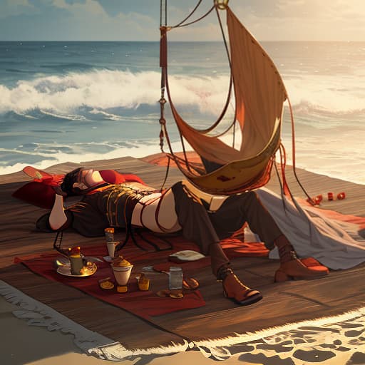  the fire and sea from the liver of oreo, on the beach, a man with blood in a straitjacket, lying on his stomach and pumping his nose into the golden phone, with gold coins coming from the phone, with a dark black brown chair in the blood hyperrealistic, full body, detailed clothing, highly detailed, cinematic lighting, stunningly beautiful, intricate, sharp focus, f/1. 8, 85mm, (centered image composition), (professionally color graded), ((bright soft diffused light)), volumetric fog, trending on instagram, trending on tumblr, HDR 4K, 8K