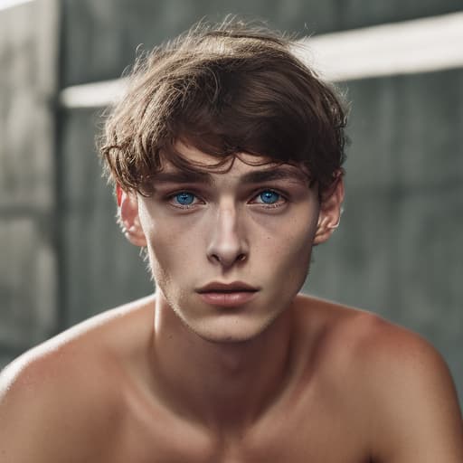 portrait+ style Czech Republic twink brunette hunk dude face