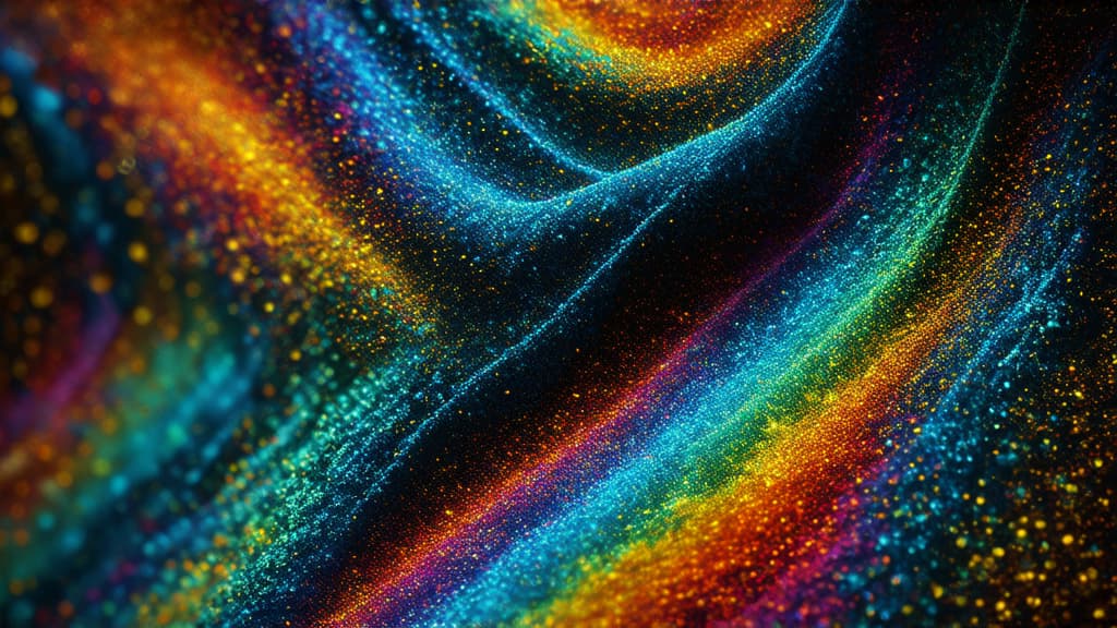  epic realistic, hyperdetailed, (cycles render:1.3), caustics, (glossy:0.58), (artstation:0.82),background of colorful rainbow dust waves ar 16:9