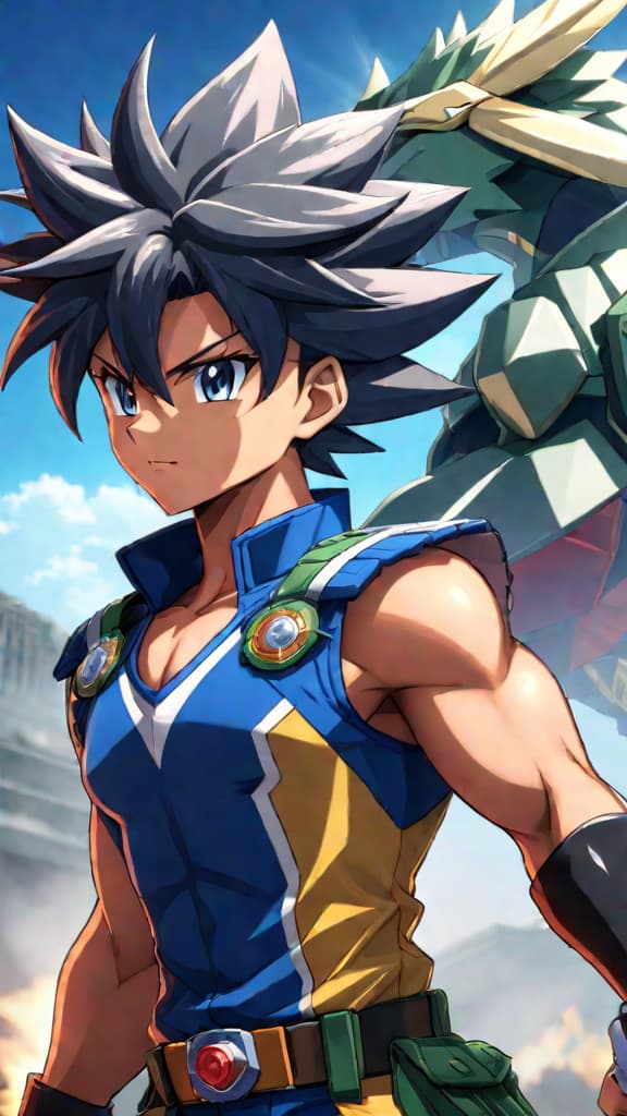  beyblade season 1 anime art of tyson's dragoon, kai's dranzer, ray's driger, and max's draciel in battle hyperrealistic, full body, detailed clothing, highly detailed, cinematic lighting, stunningly beautiful, intricate, sharp focus, f/1. 8, 85mm, (centered image composition), (professionally color graded), ((bright soft diffused light)), volumetric fog, trending on instagram, trending on tumblr, HDR 4K, 8K