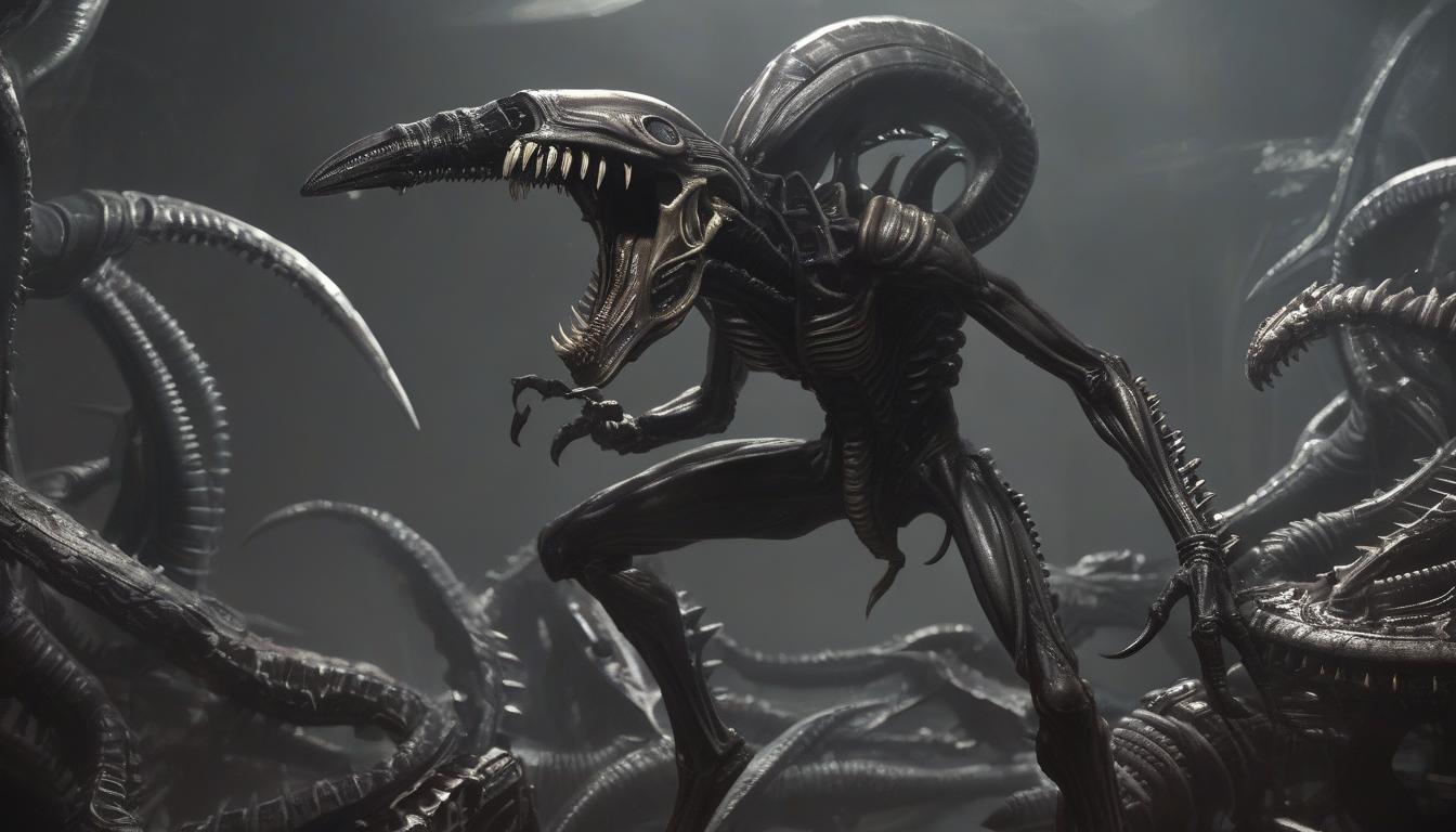  sign, xenomorph, warhammer 40000, jaw, species, monster, space, realism, horror, necronomicon