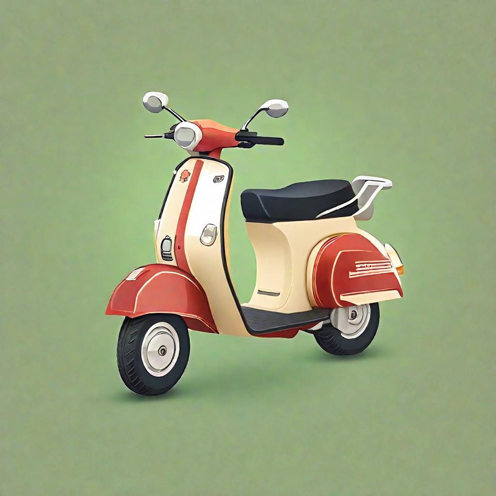  app icon of morocco scooter for bubble tea shop