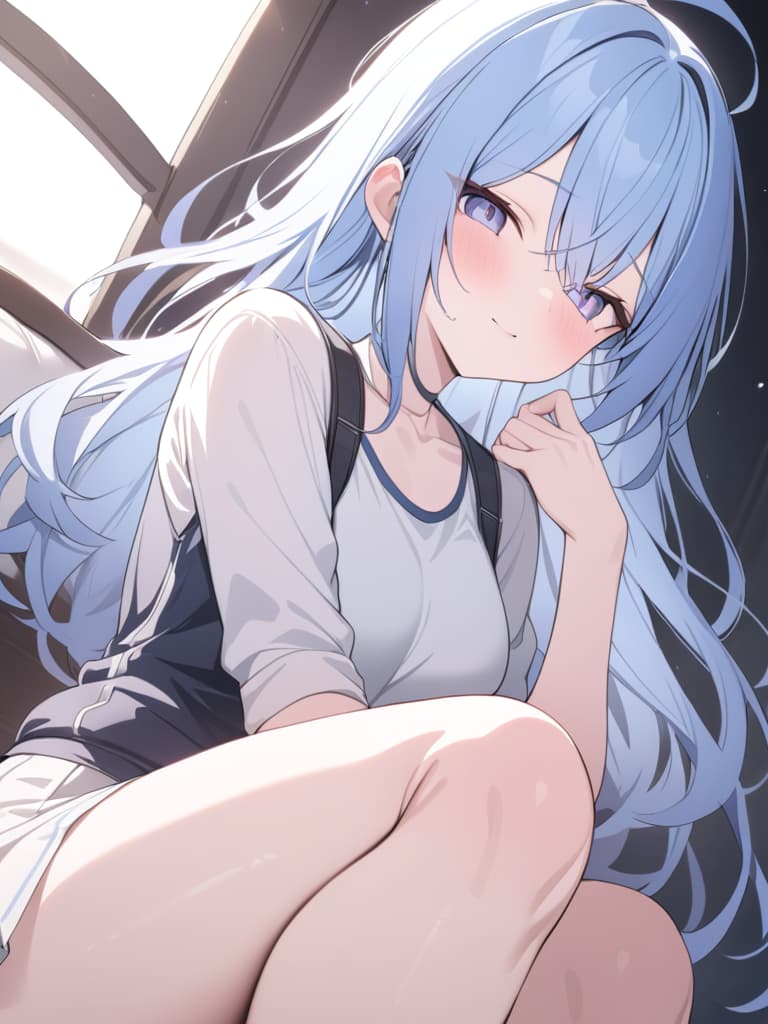  light blue hair, light blue, bob hair, fun, big star, diva, outside, masterpiece, best quality,8k,ultra detailed,high resolution,an extremely delicate and beautiful,hyper detail