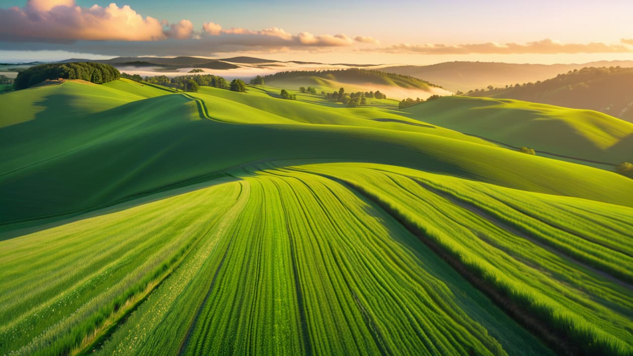  a breathtaking aerial landscape capturing a drone soaring above lush green fields and rolling hills, with a photographer focused intently on the drone's camera view, showcasing the art of drone photography in action. hyperrealistic, full body, detailed clothing, highly detailed, cinematic lighting, stunningly beautiful, intricate, sharp focus, f/1. 8, 85mm, (centered image composition), (professionally color graded), ((bright soft diffused light)), volumetric fog, trending on instagram, trending on tumblr, HDR 4K, 8K