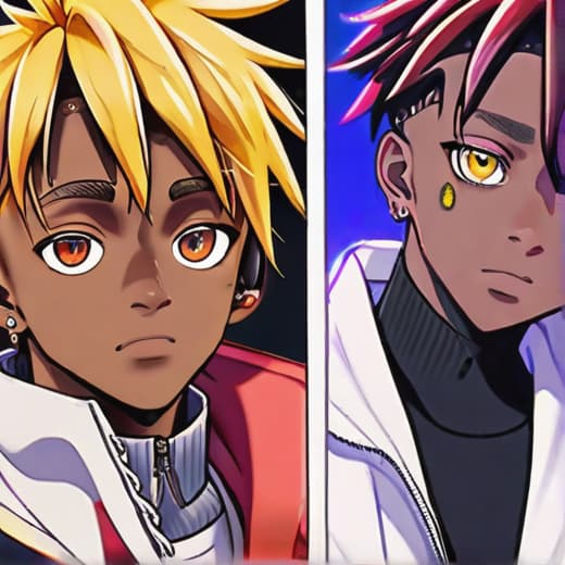  juice wrld as an anime character