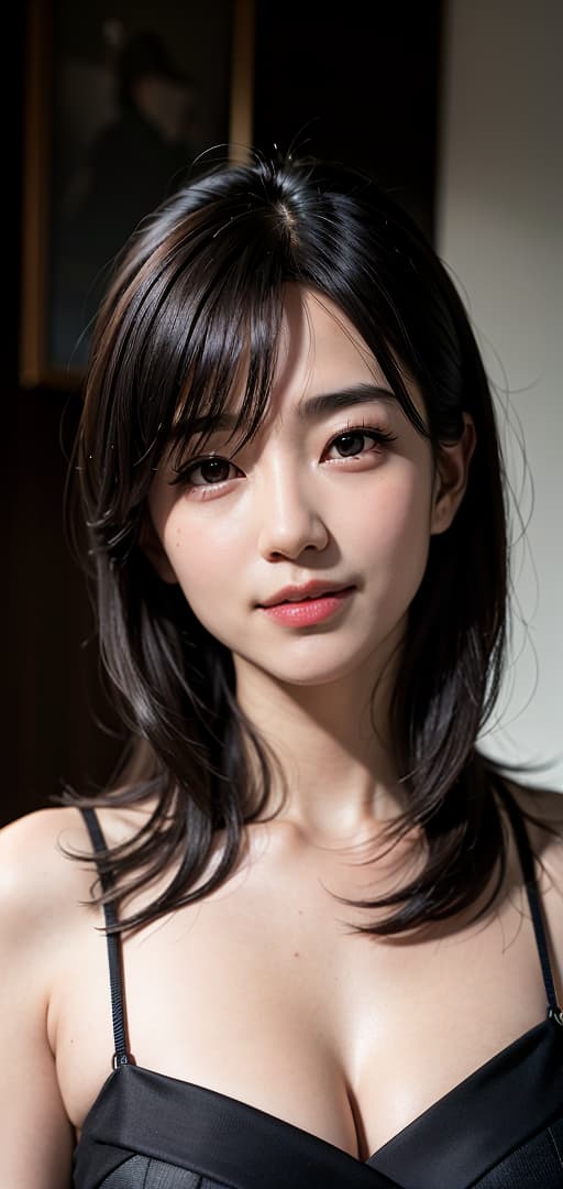  Best quality, masterpiece, ultra high res, (photorealistic:1.4), raw photo, (detail face:1.3), (realistic skin), deep shadow, dramatic lighting, beautiful, Japanese, intelligent, Ito Misaki, cute, in her 40s, realistic, clean, healthy, mature vibe, bright, smiling, deep shadow, dramatic lighting, portrait, portrait size, unedited, symmetrical balance