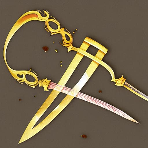  sword with flourishes