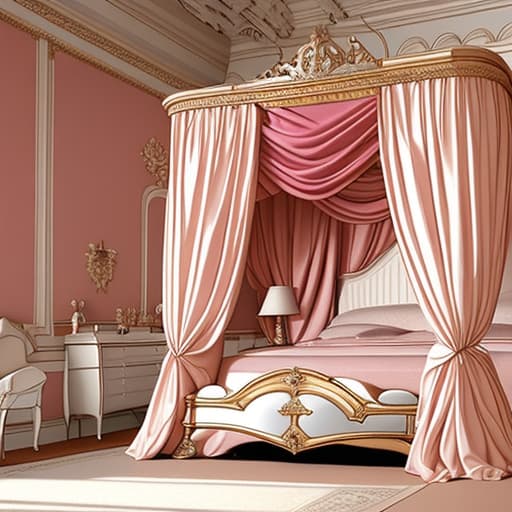  A royal bedroom without a bed