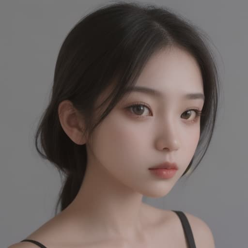  girl, best quality, solo, headshot, simple background