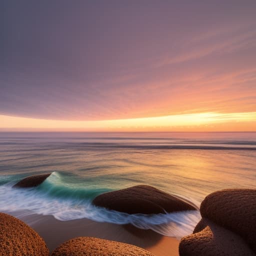  sunset at a beach with escher like designs in the sand made by a large number of super happy crabs that are dancing to a surf rock band while the surf breaks over them and on the rocks producing a rainbow of colors in the myst. hyperrealistic, full body, detailed clothing, highly detailed, cinematic lighting, stunningly beautiful, intricate, sharp focus, f/1. 8, 85mm, (centered image composition), (professionally color graded), ((bright soft diffused light)), volumetric fog, trending on instagram, trending on tumblr, HDR 4K, 8K