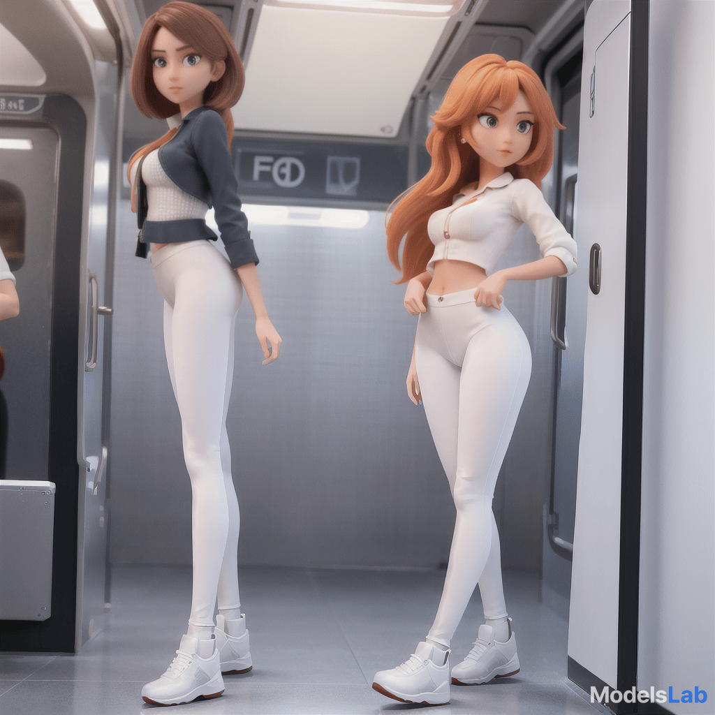  (masterpiece), (high detailed), (4k), (ultrahd), best quality, expressive eyes, perfect face, a , small s, skinny, small, at the subway, she is wearing a tight top, tight white transparent pants,  hyperrealistic, full body, detailed clothing, highly detailed, cinematic lighting, stunningly beautiful, intricate, sharp focus, f/1. 8, 85mm, (centered image composition), (professionally color graded), ((bright soft diffused light)), volumetric fog, trending on instagram, trending on tumblr, HDR 4K, 8K