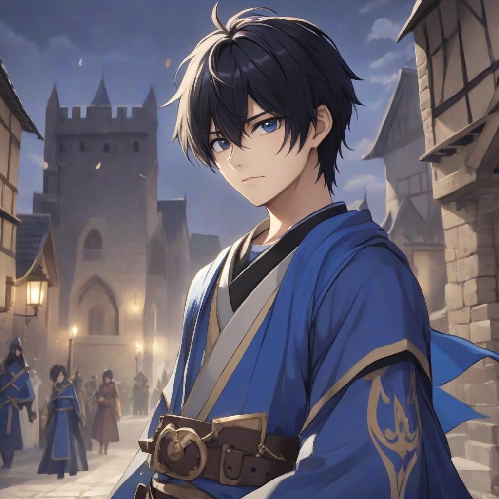  the main character, kaito hanada, an ordinary japanese student, with black hair seeing all this in medieval times decides to become heroes of this world