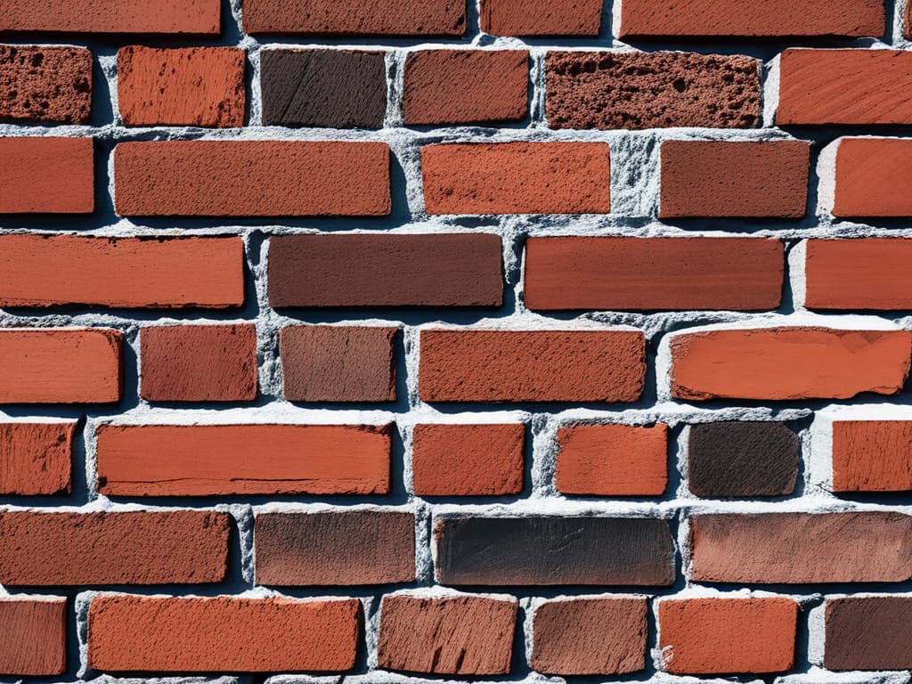  generate a realistic 4k photgraph of brick. The image must not contain people in it. Make sure the image is very realistic. Make sure the image can be used for a company that sells brick to masonry companies. This company sells masonry supplies. The picture must be presentable to show a client online.