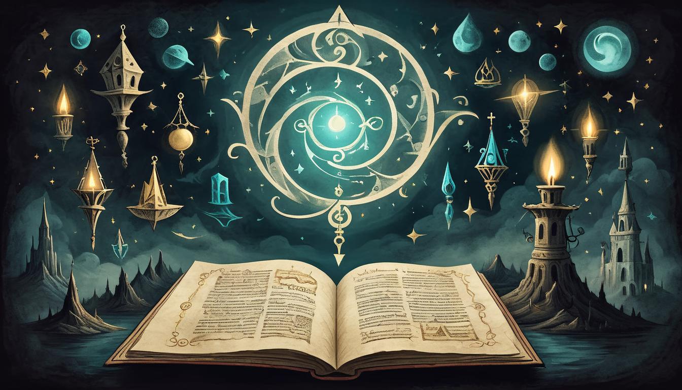  on parchment, surrealism+++, a link icon, glowing against a dark background, connectedness, modern, mystical influence, guiding and clear(mysterious, provocative, symbolic,muted color)+++