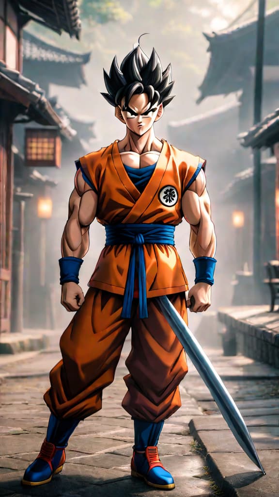  anime art: gohan's power waning due to shift from training to academics after defeating cell. hyperrealistic, full body, detailed clothing, highly detailed, cinematic lighting, stunningly beautiful, intricate, sharp focus, f/1. 8, 85mm, (centered image composition), (professionally color graded), ((bright soft diffused light)), volumetric fog, trending on instagram, trending on tumblr, HDR 4K, 8K