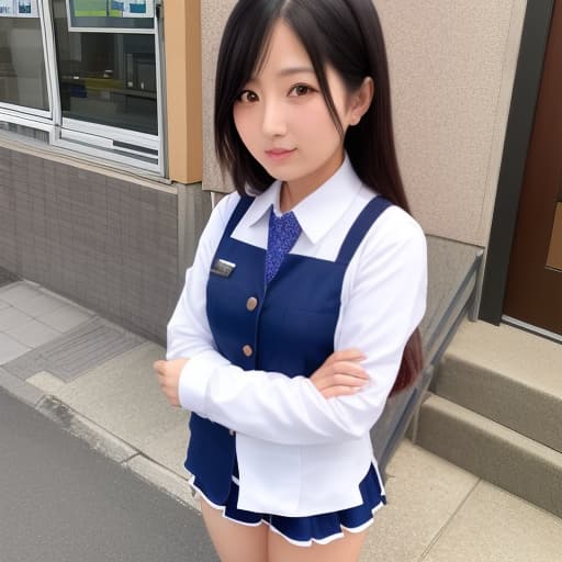  妊娠させたいバイトの女の先輩 女性 制服