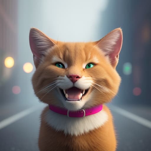  a cute 3d character smiling hyperrealistic, full body, detailed clothing, highly detailed, cinematic lighting, stunningly beautiful, intricate, sharp focus, f/1. 8, 85mm, (centered image composition), (professionally color graded), ((bright soft diffused light)), volumetric fog, trending on instagram, trending on tumblr, HDR 4K, 8K