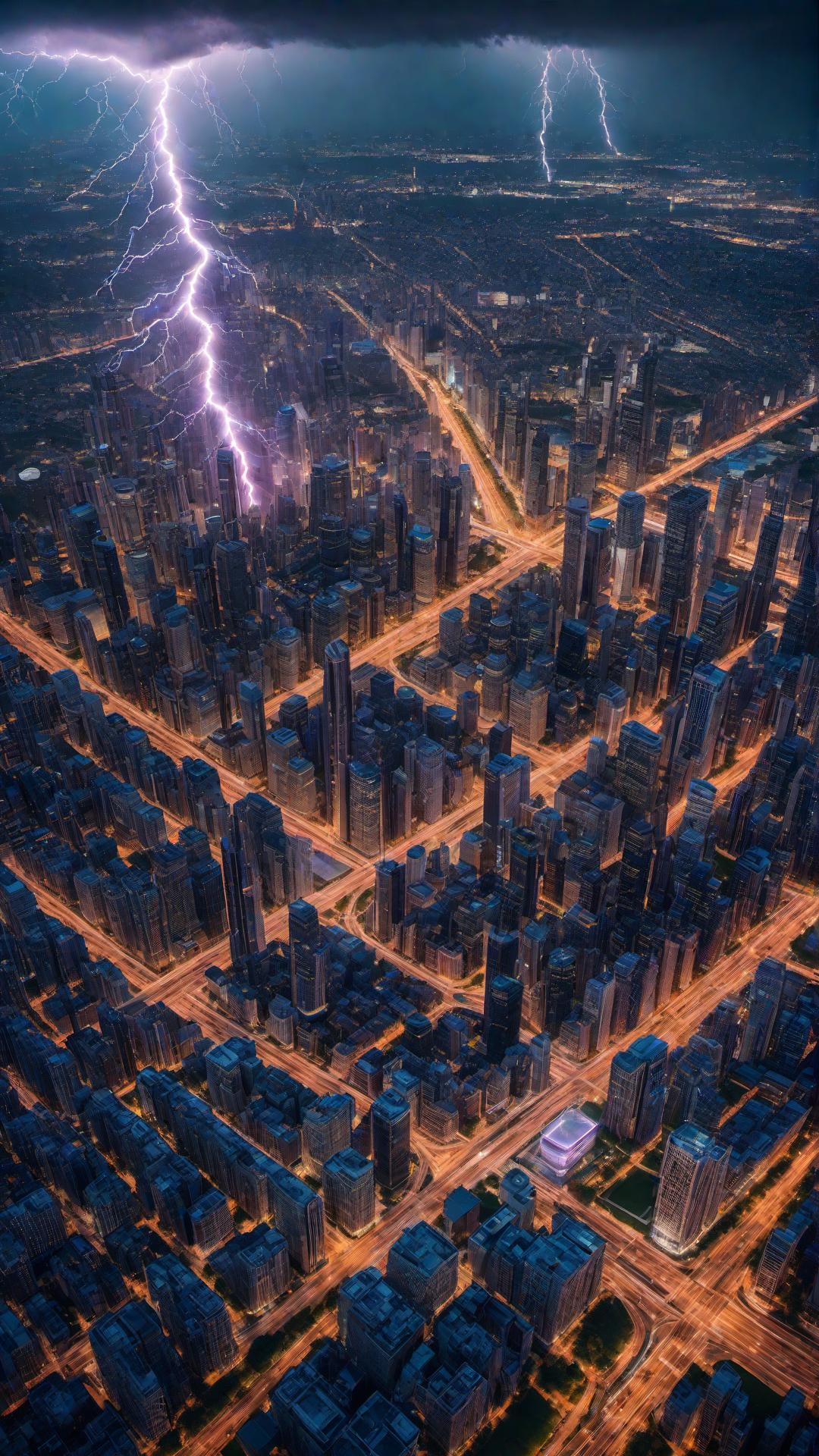  a civilization that harnesses lightning as a source of power, with towering conductors spread across their cities to capture and store storm energy., 8k, ultra realistic, hyper detail, cinematic lighting, stunningly beautiful, intricate, sharp focus, (centered image composition), (professionally color graded), trending on instagram, trending on tumblr, hdr 4k, 8k hyperrealistic, full body, detailed clothing, highly detailed, cinematic lighting, stunningly beautiful, intricate, sharp focus, f/1. 8, 85mm, (centered image composition), (professionally color graded), ((bright soft diffused light)), volumetric fog, trending on instagram, trending on tumblr, HDR 4K, 8K