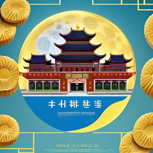  A poster showing the Mid-Autumn Festival and moon cakes, as well as a landmark building on Beiyangyuan Campus of Tianjin University, will be made.