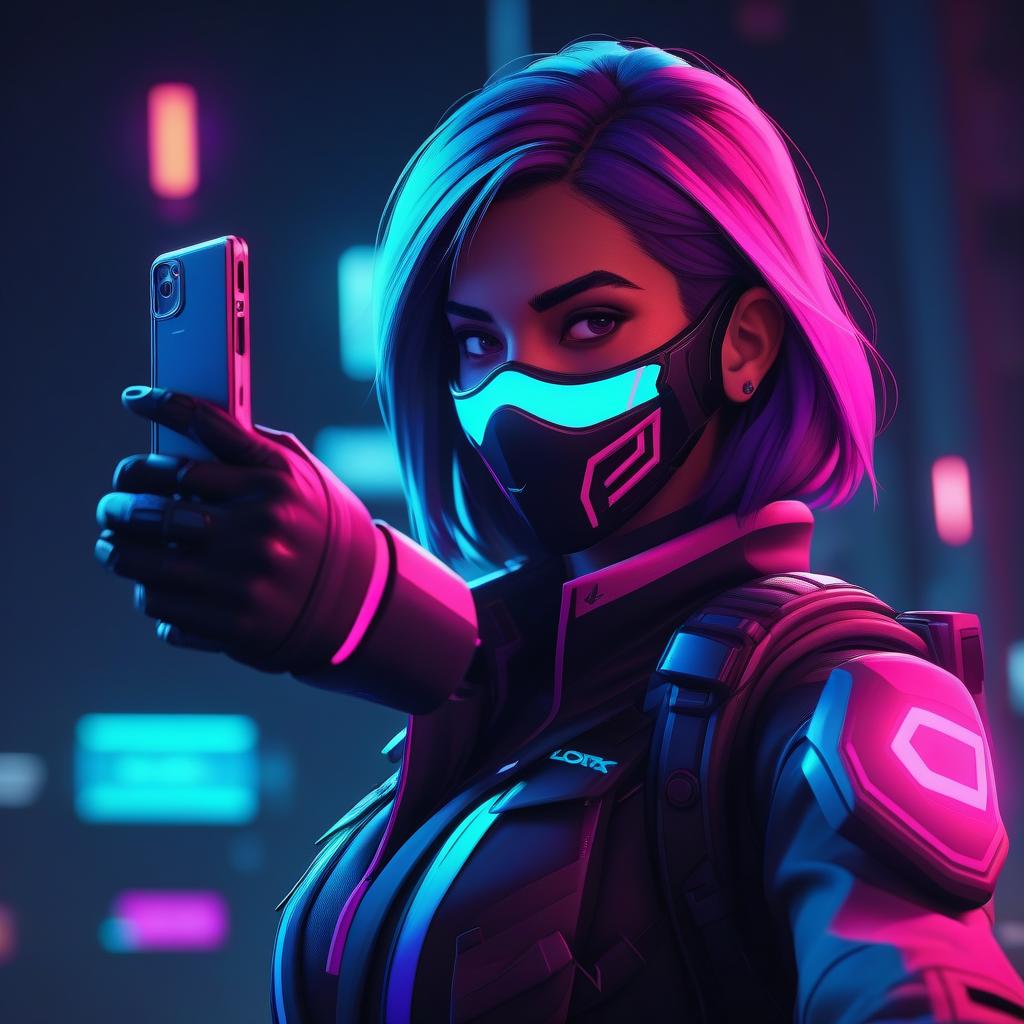  selfie, valorant, neon, valorant agent, video game